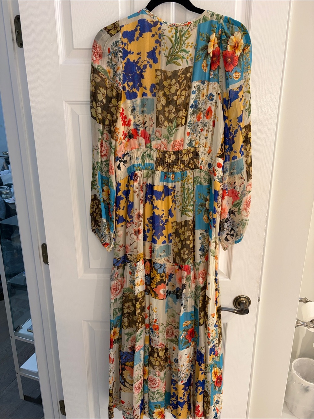 NWT Anthropologie Somerset Floral Chiffon Edition Maxi Dress Size L - Picture 9 of 15